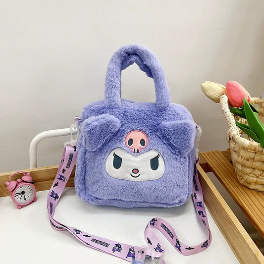 Sanrio Kawaii Plush Cartoon Crossbody Bag